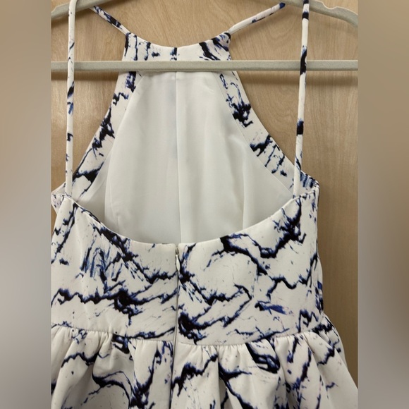 CAMEO Urban Outfitters Alone Tonight Oil Spill Peplum Dress - Picture 11 of 15